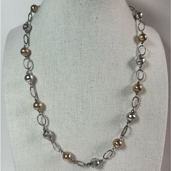 Vintage Sterling Silver 925 14 karat gold filled round beads Disco balls Bolivia - Picture 2 of 6